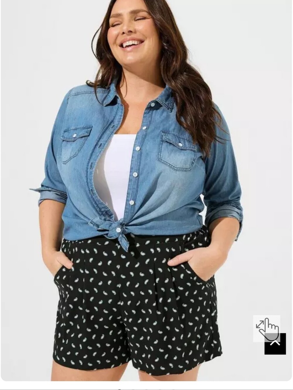 Torrid 3.5 Inch Challis Short